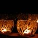 Four Glass Candle Holders 'Reaching Branches' Hand Engraved Tree Branches Indoor Outdoor Luminary  Wedding Decor Take 15% OFF At Checkout