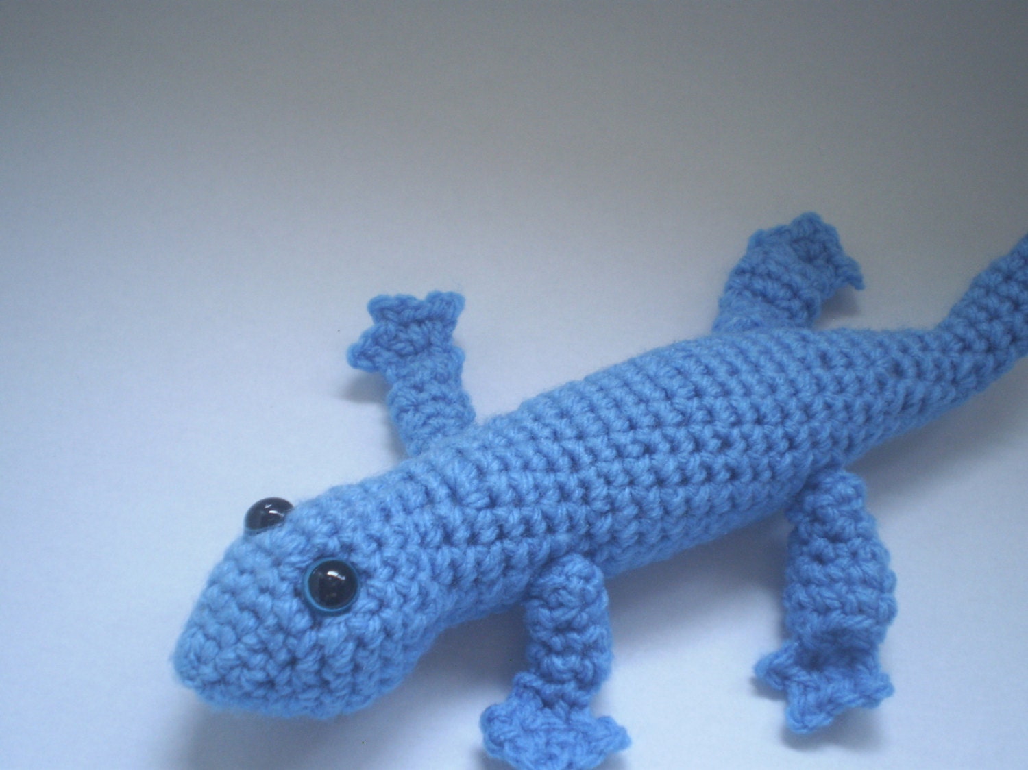 Blue  Amigurumi Lizard Gecko -Lizzie