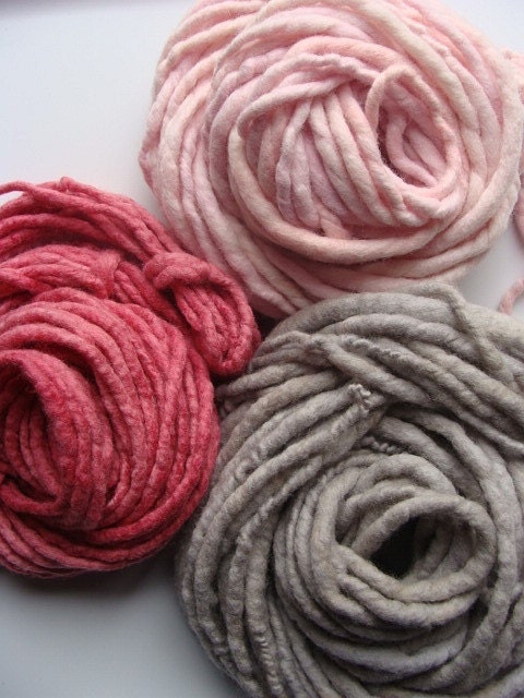 Dreadlock Yarn - Felted Yarn - Doll Hair - Hair Falls- Wool Dreads
