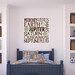 Planets Subway Art - Unique vinyl wall decal for your little space-lover