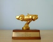 Vintage 1962 MG Racing Trophy Speedway Souvenir Autos Cars