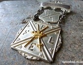 Antique Pythian Sisters Medallion Knights of Pythias Auxiliary