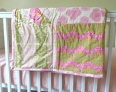 SALE midwest modern patchwork quilt