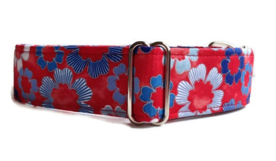 Dog Collar,  Adjustable, Martingale - 1.5 " Large