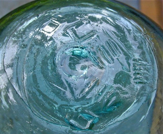 Glass Fishing Float Collectible, River Memory MARK, Nautical Decor, Ocean Decor, Fishing Decor, Coastal Cottage, Beach Cottage, Garden Decor