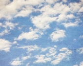 Textured Clouds No. 3 - 5 x 7 Print - Nursery Decor