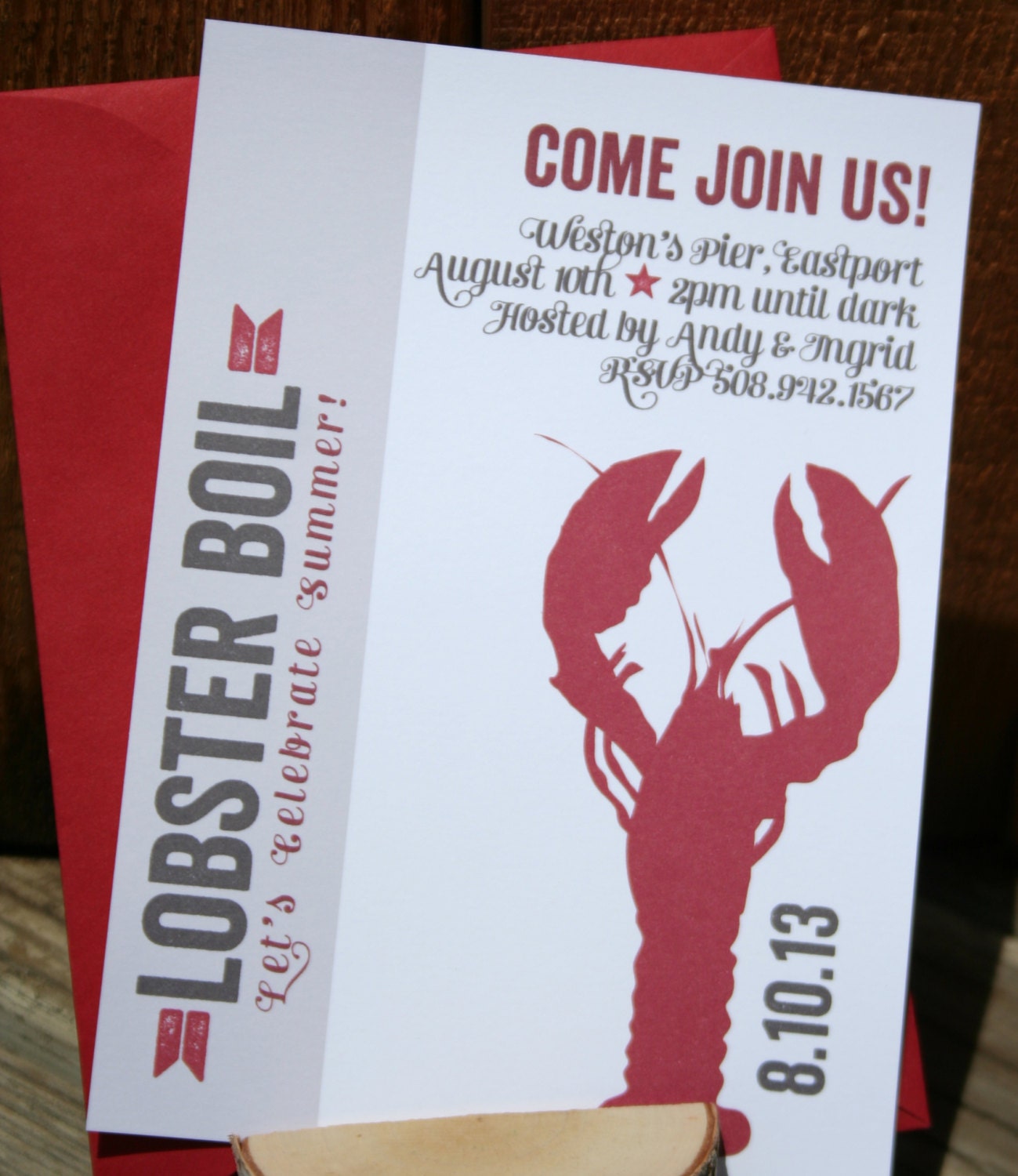 Lobster Boil Invitations