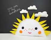 Plush Pillow Toy - Miss Sunshine - As seen in Daily Candy