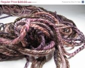 INVENTORY SELL DOWN Pixie, Hand Dyed, Handspun, Navajo Plied, Bfl Yarn, 80 Yards
