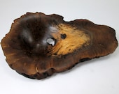 The Comets Tale - Black Walnut Burl Bowl