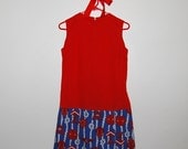 Vintage Dress Nautical Scooter 70s
