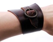 Leather Brown Wristband