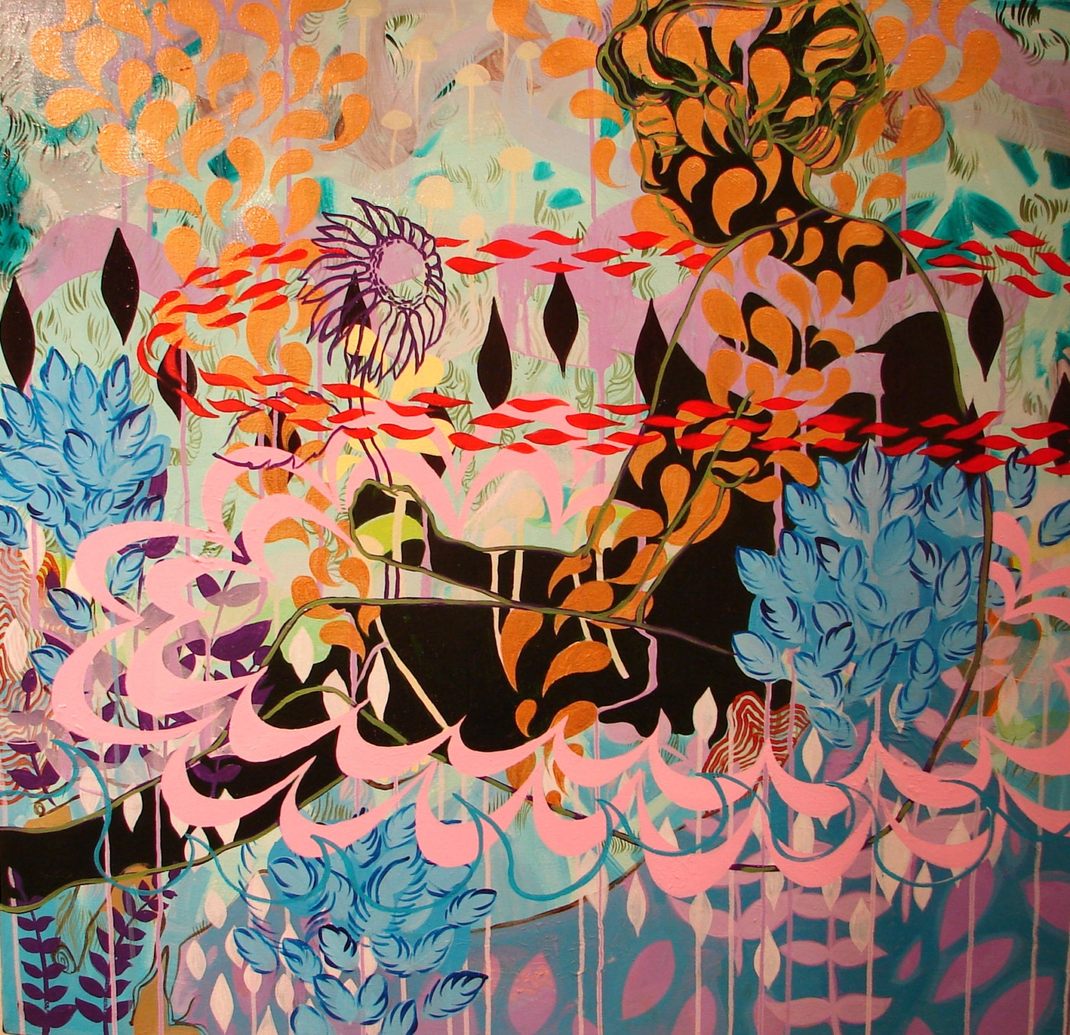 Original Painting : "Contemplation" 36"x36"