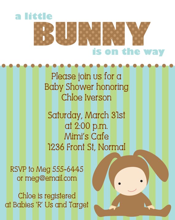 Blue Bunny Easter Baby Shower Invitations Il_570xn