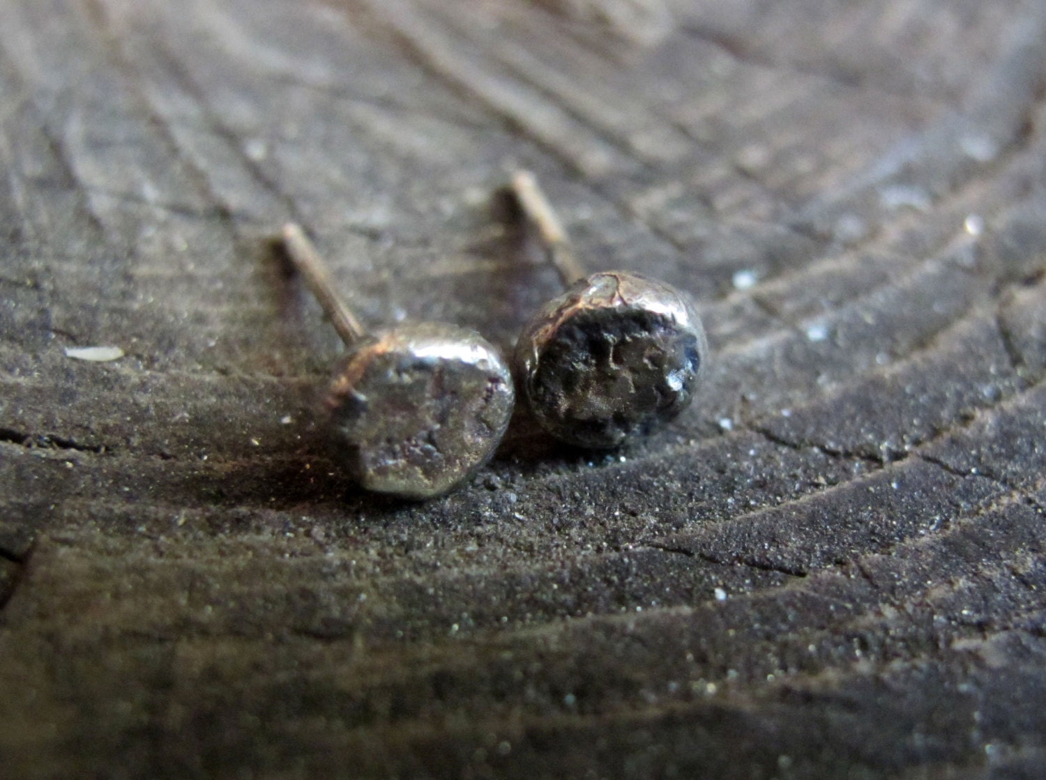Sterling Silver Lunar Studs