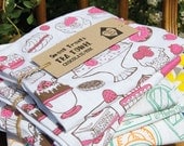 Sweet Treats, Tea Towel, Screenprinted