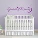 Quote Sweet Dreams Wall Decal Sticker