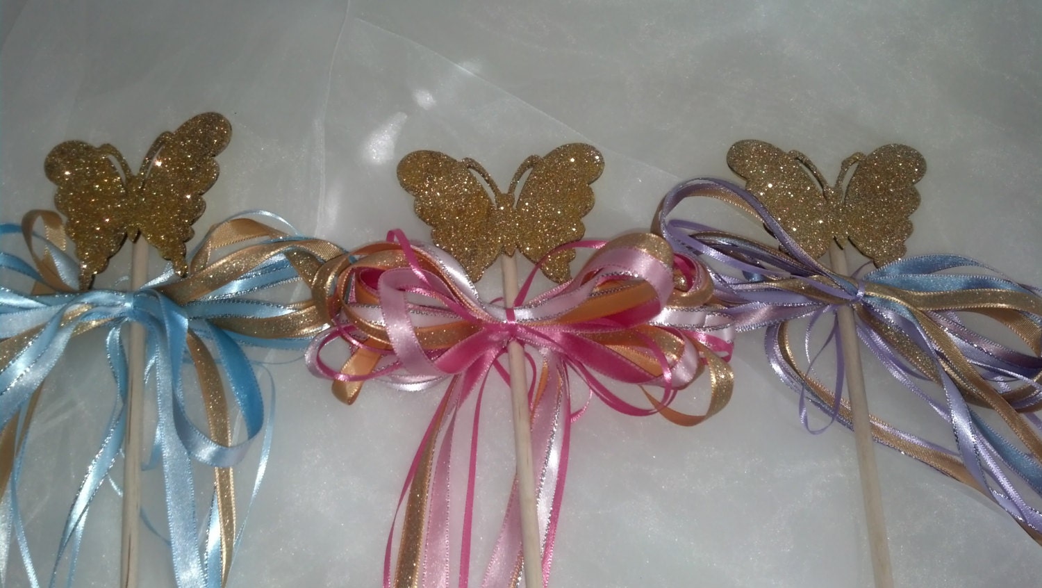 Golden Butterfly Fairy Wands