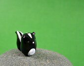 Little Skunk - Hand Sculpted Miniature Polymer Clay Animal