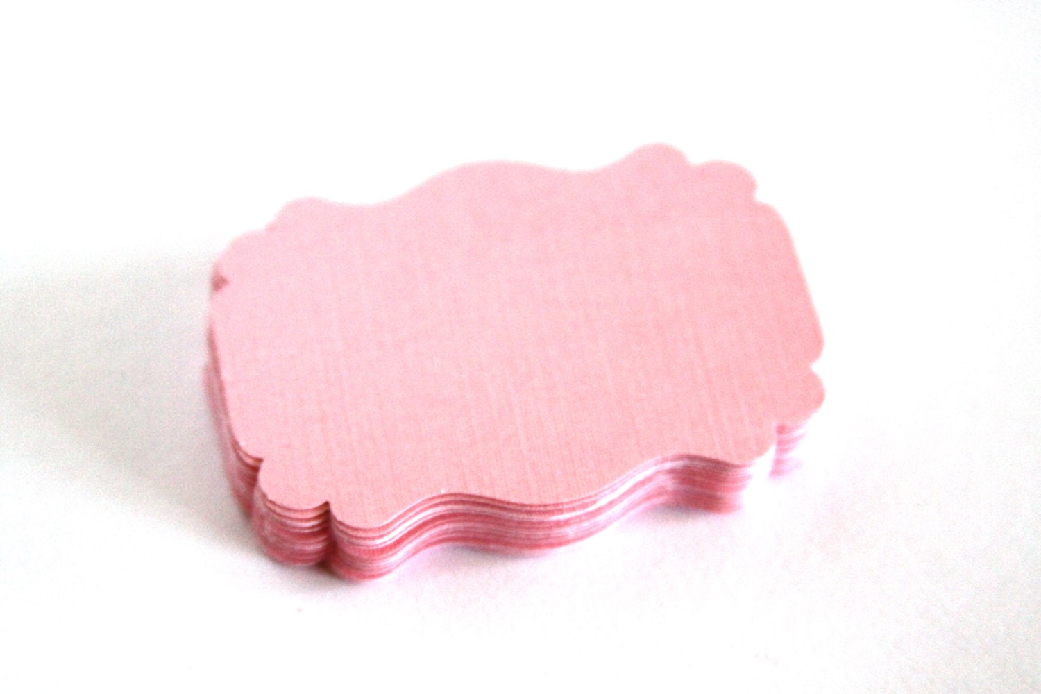 Handmade Paper Tags, Pink Tags, DIY Gift Tags-Escort Cards, Gift Tags, Wedding Favor Tags, Bridal Shower Tags, Baby Shower