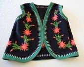 Vintage POLISH Ladies Vest Wool made in Poland