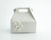 Jewelry Gift Wrap Box - Box for Rings - Wedding Favor, White, Romantic, White, Favor, Bride Box, Bridal Box, Mini Box, Box for Necklace