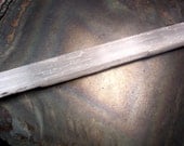 Selenite crystal - 6  inches long - white - wand sized - coyoterainbow - lapidary supplies stone specimen display