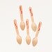 Happy Birthday - 20 Wood Ice Cream Spoons - OVERSTOCK SALE