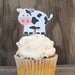 Farm Birthday Party - Set of 12 Farm Buddies Cupcake Toppers by The Birthday House