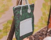 Jade and Blossom Tote Bag 1/2