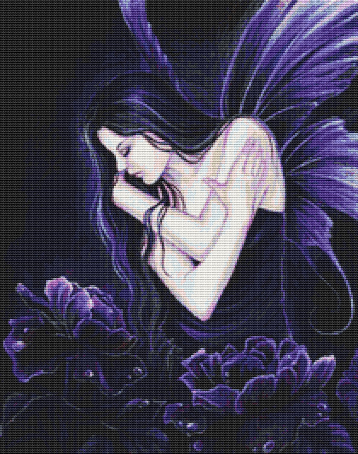 Fantasy Cross Stitch PDF Pattern 'Night Blossom' By Janna  Prosvirina -  Fairy NeedleCraft Chart