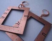 So Not So Square RoHS Computer Board Hoop Earrings