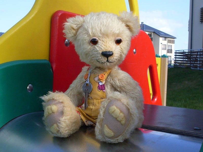 PATTERN of  artist teddy bear Stevie 12 " in PDF format, OOAK,  beige, yellow, amber,  mohair,  jointed