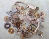 Vintage WATCH PARTS gears - Steampunk parts - k5
