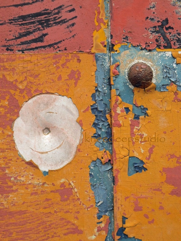 Modern Abstract photograph colorful 8x10 art gold white teal contemporary wall decor