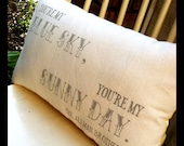 The Allman Brothers, Blue Sky- Double sided lyric pillow
