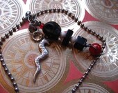 Year of the SNAKE and Black Skull  - LIGHT or FAN pull