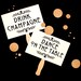 Photobooth Props - Photo Booth Prop. Dance. Black Tie. Toast. Cheer - Party Photo Props