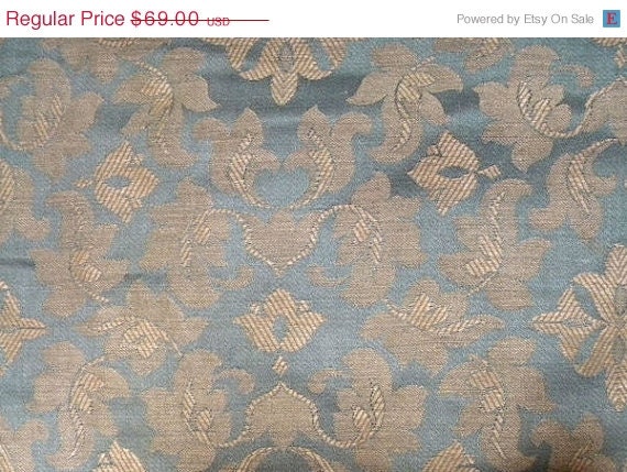 SURPRISE 30% Off Sale- Gorgeous Antique French 19thc Silk Wool Brocade Fabric