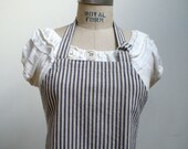 Navy Stripe Chef's Apron