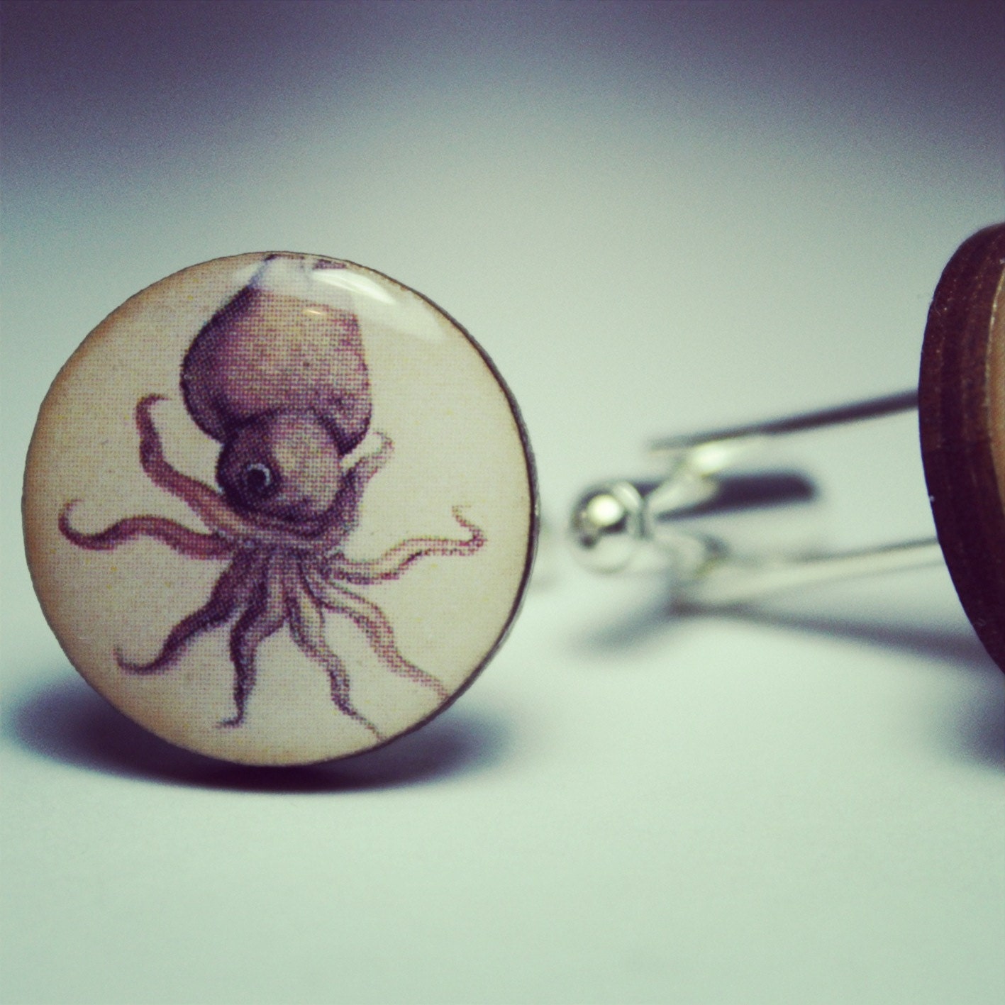Giant Squid Cufflinks
