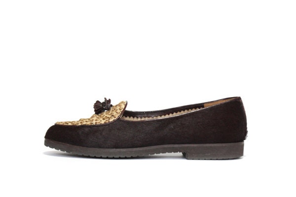 VTG Bottega Veneta Pony Hair Loafers 7