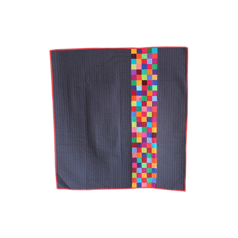 Bright Brick Road - Modern Patchwork Quilt Kids Quilt, Baby Quilt, or Crib Quilt