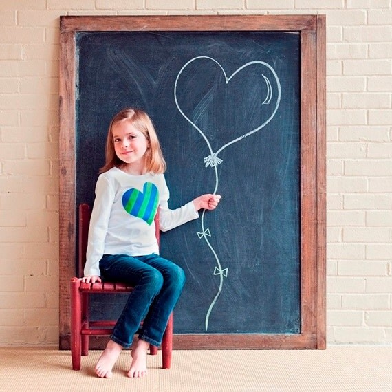 Girls Birthday Shirt ... Striped Heart girls custom tee ... Valentine's Day shirt Il_570xn
