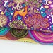 Michael Miller Fantasy Forest Purple and Aurora Borealis Forest Fabric Duo 2 yards total