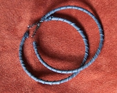 Recycled Bicyle Inner Tube Wrapped Hoops