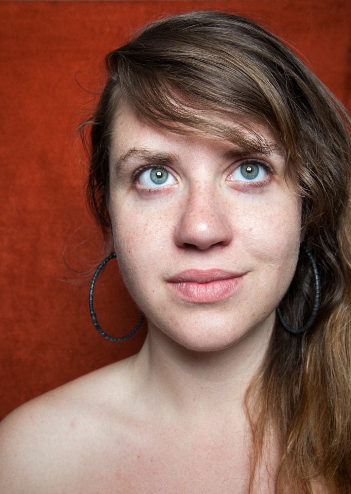 Recycled Bicyle Inner Tube Wrapped Hoops