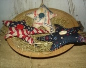 Americana Star Bowl Fillers, Primitive, Rustic, 4th July, Americana, Home Decor