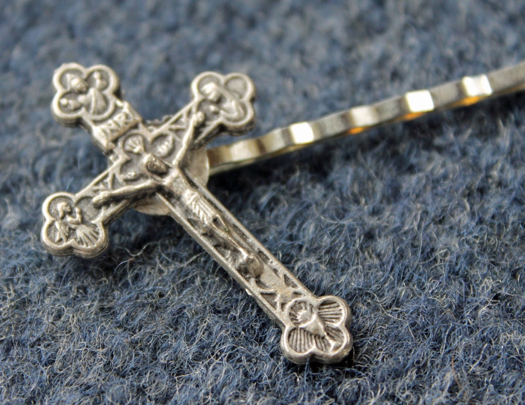 Crucifix Bobby Pin 1