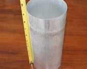 Seamless aluminum pillar candle mold 4" x 9.5"